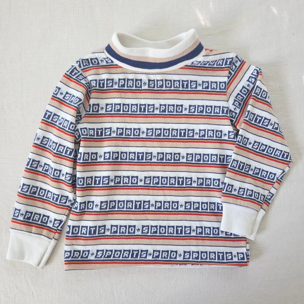 Vintage "Pro Sports" Striped Long Sleeve 2t